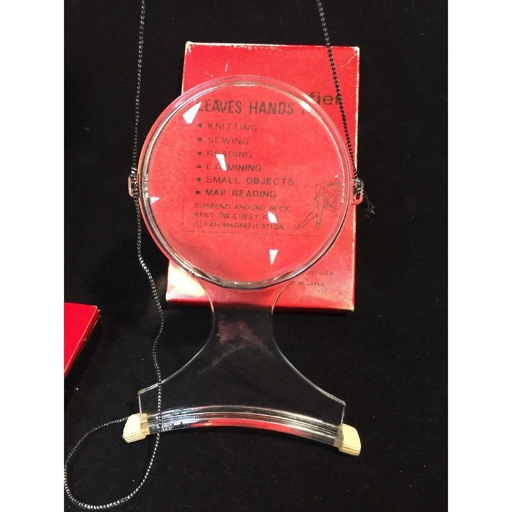 VINTAGE Magnifying Viewer Over The Neck Hands Free Magnifier
